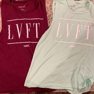 LVFT Live Fit muscle tank top bundle